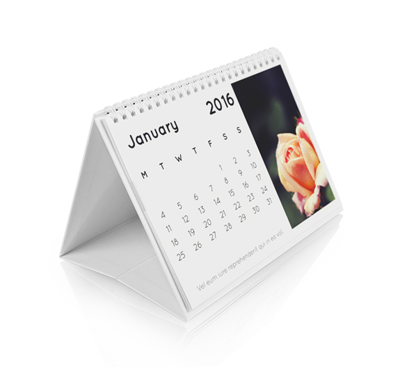 PM205b Kalender med hårdt omslag