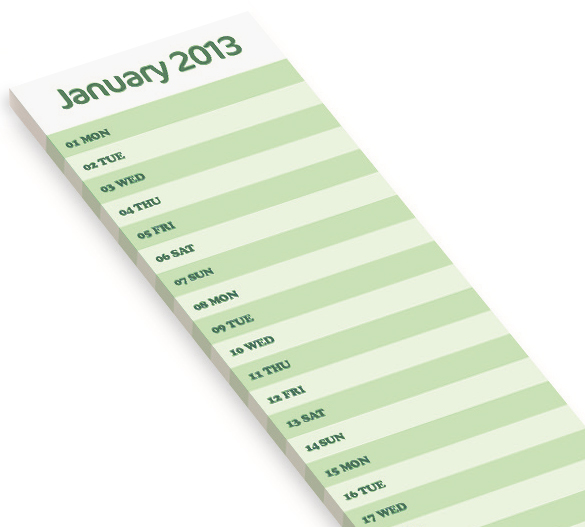 PM290 Kalender med blødt omslag