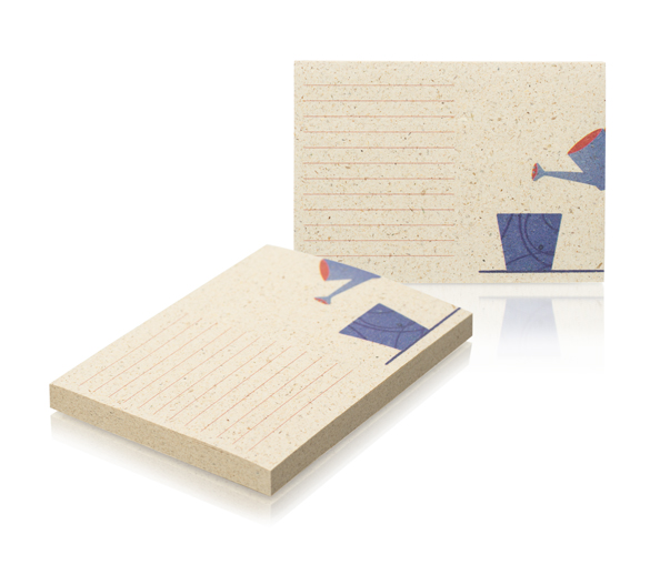 PM004-GRASS Græspapir sticky notes