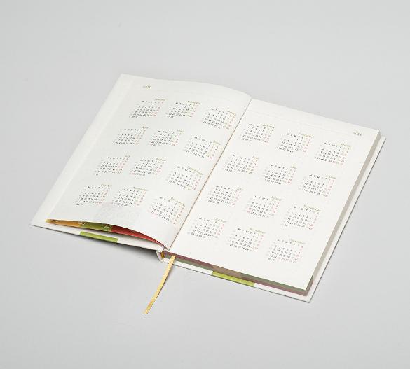 MN31-CAL-APPLE Mindnotes® kalender omslag med æblepapir