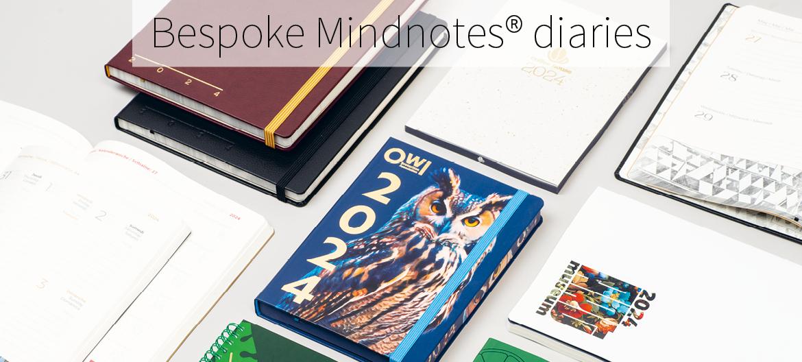 Individually printed Mindnotes® diaries